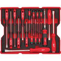 Screwdriver & Pry Bar Set with Tray for PACKOUT Drawers, 17, Magnetic Ottawa Fastener Supply