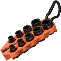 Grab-And-Go Impact Socket Set, SAE, 10 Pcs, Impact, 3/8" Drive Size Ottawa Fastener Supply