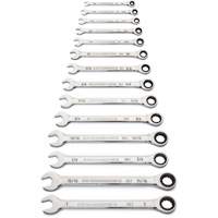 90-Tooth 12 Point SAE Wrench Set, Ratcheting Combination, 14 Pieces, Imperial Ottawa Fastener Supply
