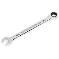 90-Tooth 12 Point Ratcheting Combination Wrench, 12 Point, 9/16", Chrome Finish Ottawa Fastener Supply