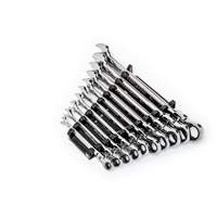 90-Tooth 12 Point SAE Wrench Set, Flex Head/Ratcheting Combination, 10 Pieces, Imperial Ottawa Fastener Supply