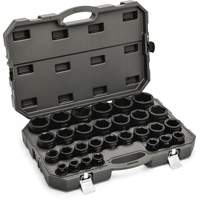 6 Point SAE Socket Set, 29 Pcs, Impact, 3/4" Drive Size Ottawa Fastener Supply