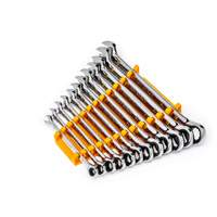 90-Tooth 12 Point Wrench Set, Ratcheting Combination, 12 Pieces, Metric Ottawa Fastener Supply