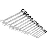 90-Tooth 12 Point SAE Reversible Ratcheting Wrench Set, Ratcheting Combination, 14 Pieces, Imperial Ottawa Fastener Supply