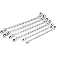 90-Tooth 12 Point Metric GearBox Double Ratcheting Wrench Set, Flex Head, 6 Pieces, Metric Ottawa Fastener Supply