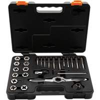 SAE Ratcheting Tap & Die Set, 27 Pieces Ottawa Fastener Supply