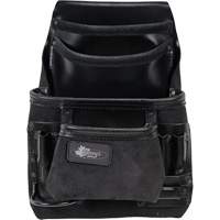 Sac robuste Phantom pour clous et outils, Cuir, 10 pochettes, Noir Ottawa Fastener Supply