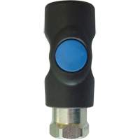 TOPQUIK S1 Industrial Quick Coupler, Polyester Composite/Stainless Steel, 1/4", Female NPT, 174 PSI Ottawa Fastener Supply
