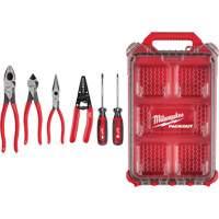 Ensemble de pinces &agrave; prise gain&eacute;e, pince &agrave; d&eacute;nuder et tournevis &agrave; prise coussin&eacute;e avec organisateur PACKOUT Ottawa Fastener Supply