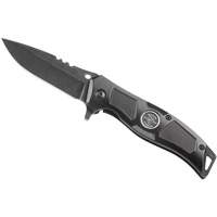Electrician's Bearing-Assisted Open Pocket Knife, 2-95/100" Blade, Stainless Steel Blade, Aluminum Handle Ottawa Fastener Supply