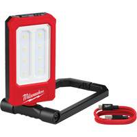 Rechargeable Low-Profile Magnetic Task Light, LED, 100/250/500 Lumens, Plastic/Aluminum Housing Ottawa Fastener Supply