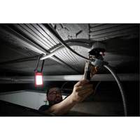 Rechargeable Low-Profile Magnetic Task Light, LED, 100/250/500 Lumens, Plastic/Aluminum Housing Ottawa Fastener Supply