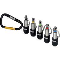 Jeu de porte-embouts avec anneau porte-cl&eacute;s 5 morceaux Ottawa Fastener Supply