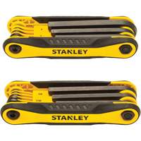 2-Piece Durable Folding Hex Keys, 8 Pcs., Metric & Imperial Ottawa Fastener Supply