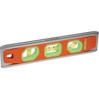 Niveau Torpedo Glo-View&reg;, 9" lo, Aluminium, 3 fioles, Magn&eacute;tique Ottawa Fastener Supply