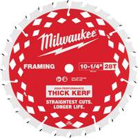 Lame de scie circulaire &agrave; charpente avec trait &eacute;pais, 10-1/4", 28 dents, Pour Bois Ottawa Fastener Supply