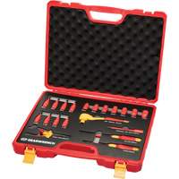 Jeu d'outils isol&eacute;s VDE &agrave; prise 3/8", 1000 V, 20 M Ottawa Fastener Supply