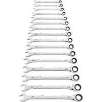 Jeu de cl&eacute;s 120XP Universal Spline XL, Combinaison &agrave; cliquet, 16 morceaux, M&eacute;trique Ottawa Fastener Supply