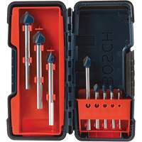 Glass & Tile Drill Bit Set, 8 Pieces, Carbide Ottawa Fastener Supply