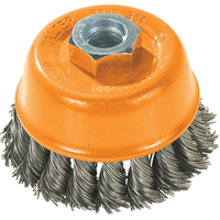 Brosse-boisseau, 3" dia. x 5/8"-11 arbre Ottawa Fastener Supply