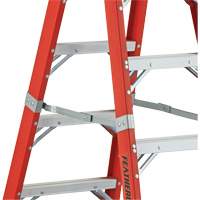 6600 AA Series Industrial Extra Heavy-Duty 2-Way Stepladders, Fibreglass, 375 lbs. Capacity, 4' Ottawa Fastener Supply
