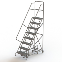 All Directional Rolling Ladder, 8 Steps, 24" Step Width, 80" Platform Height, Steel VC551 | Ottawa Fastener Supply