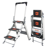 Safety Stepladder with Bar & Tray, 2.2', Aluminum, 300 lbs. Capacity, Type 1A VD432 | Ottawa Fastener Supply