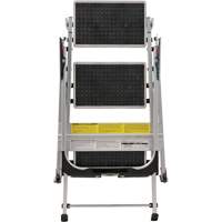 Tilt & Roll Step Stool Ladder, 3 Steps, 34" x 22" x 50.75" High Ottawa Fastener Supply