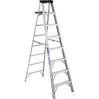 Step Ladder with Pail Shelf, 8', Aluminum, 300 lbs. Capacity, Type 1A VD561 | Ottawa Fastener Supply