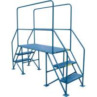 Crossover Ladder, 35-1/2" Overall Span, 31-1/2" H x 22" D, 22" Step Width Ottawa Fastener Supply