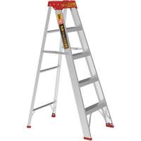 Step Ladder, 5', Aluminum, 200 lbs. Capacity, Type 3 Ottawa Fastener Supply