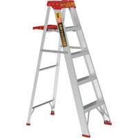Step Ladder with Paint Tray, 5', Aluminum, 200 lbs. Capacity, Type 3 Ottawa Fastener Supply