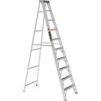 Step Ladder, 10', Aluminum, 225 lbs. Capacity, Type 2 Ottawa Fastener Supply