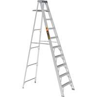 Step Ladder with Paint Tray, 10', Aluminum, 225 lbs. Capacity, Type 2 Ottawa Fastener Supply