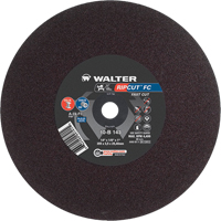 Ripcut Stainless Steel & Steel Cut-Off Wheel for Stationary Saws, 14" x 1/8", 1" Arbor, Type 1, Aluminum Oxide, 4400 RPM Ottawa Fastener Supply