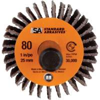Standard Abrasives™ Flap Wheel, Aluminum Oxide, 80 Grit, 1" x 1" x 1/4" VE679 | Ottawa Fastener Supply