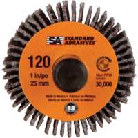 Standard Abrasives™ Flap Wheel, Aluminum Oxide, 120 Grit, 1" x 1" x 1/4" VE680 | Ottawa Fastener Supply