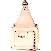 Porte-outils pour &eacute;lectricien et travaux d'entretien, Cuir, 17 pochettes, Beige Ottawa Fastener Supply