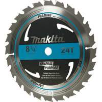 Carbide-Tipped Circular Framing Saw Blade, 8-1/4", 24 Teeth, Wood Use Ottawa Fastener Supply