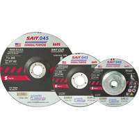 Sait™ Cutting Wheel, 5" x 0.045", 7/8" Arbor, Type 27, Aluminum Oxide, 12200 RPM VU946 | Ottawa Fastener Supply