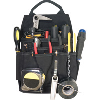 Porte-outils professionnels pour &eacute;lectricien, Porte-outil multiple, Polyester, 11 Poches Ottawa Fastener Supply