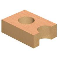 Forets pour trou de passage &agrave; pointes au carbure, Diam&egrave;tre de 2/5" Ottawa Fastener Supply