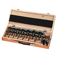 Bormax Forstner Bit Kits in a Wooden Box, 16 Pieces, High Carbon Steel Ottawa Fastener Supply