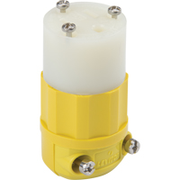 Industrial Straight Blade Connector, 5-15P, Nylon Ottawa Fastener Supply