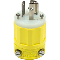 2-Pole 3-Wire Grounding Locking Plug, Nylon, 15 Amps, 250 V, L6-15P Ottawa Fastener Supply