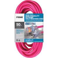 Neon Flex&reg; High Visibility Extension Cord, Outdoor, SJTW, 12/3 AWG, 15 A, 50' Ottawa Fastener Supply