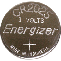 CR2025 - Lithium Batteries, 3 V Ottawa Fastener Supply