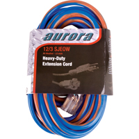 All-Weather TPE-Rubber Extension Cord With Light Indicator, SJEOW, 12/3 AWG, 15 A, 50' XC504 | Ottawa Fastener Supply