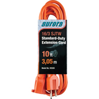 Indoor/Outdoor Extension Cord, SJTW, 16/3 AWG, 13 A, 10' XC630 | Ottawa Fastener Supply