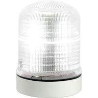 Streamline&reg; Modular Multifunctional LED Beacons, Continuous/Flashing/Rotating, Clear Ottawa Fastener Supply